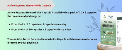 Aurive Rupanaa Hemorrhoids Capsule